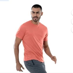 Athletic Works Men's Short Sleeve Coral Tee Size Small And Medium NWT